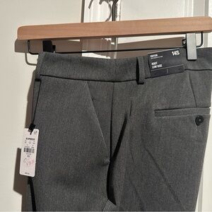 Express Editor Gray Bootcut Pants